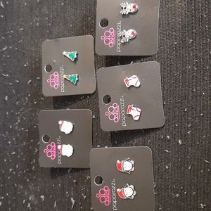Paparazzi Christmas kids earrings